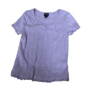Girls purple art class shirt